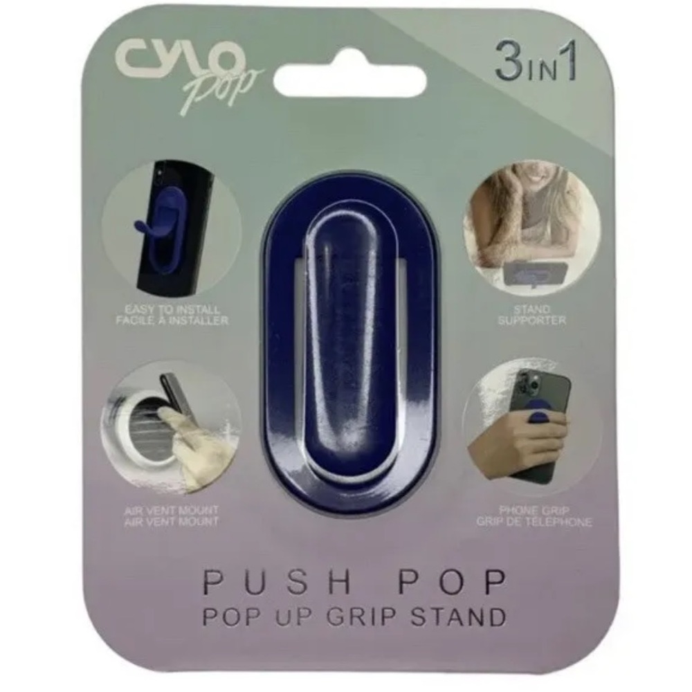 Cylo Push Pop Adhesive Phone Grip/Stand